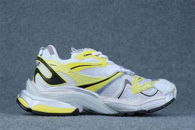Runner Sneaker 'Worn-Out - White Yellow'