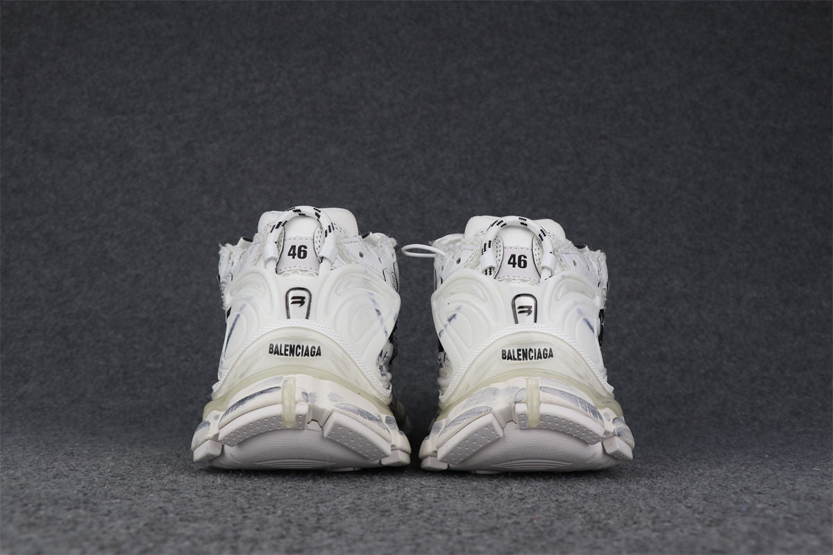 Wmns Runner Sneaker 'Graffiti - White Black'