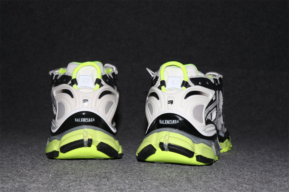 Runner Sneaker 'White Fluo Yellow'