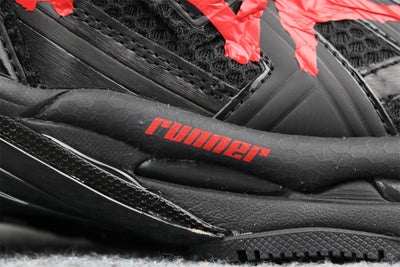 Runner Sneaker 'Graffiti - Black Red'
