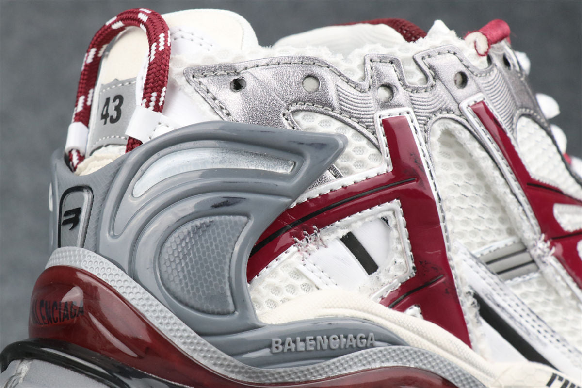 Wmns Runner Sneaker 'White Burgundy'