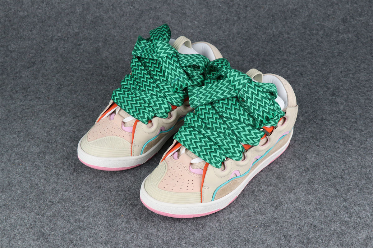 Lanvin Curb Sneakers 'Beige Pink'