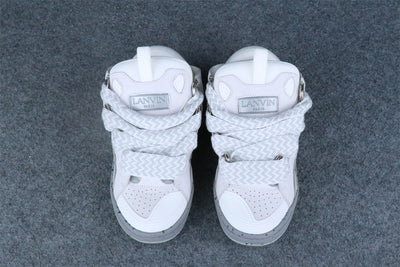 Lanvin Curb Sneakers 'Grey White'