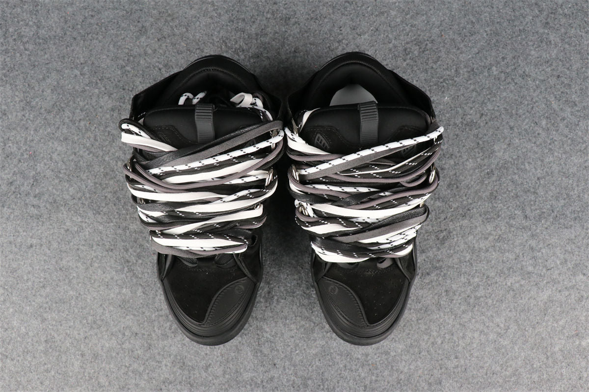 Lanvin Curb Sneakers 'Black Grey'
