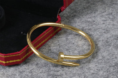 YELLOW GOLD PLAIN JUSTE BRACELET