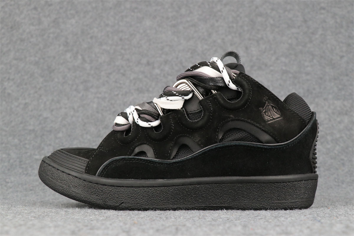 Lanvin Curb Sneakers 'Black Grey'
