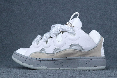 Lanvin Curb Sneakers 'Grey White'