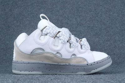 Lanvin Curb Sneakers 'Grey White'