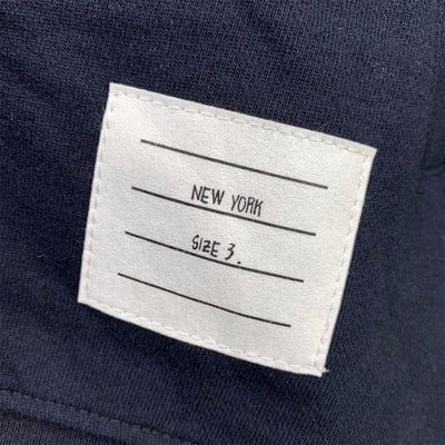 Thom B CLASSIC LOOPBACK 4-BAR FULL ZIP HOODIE