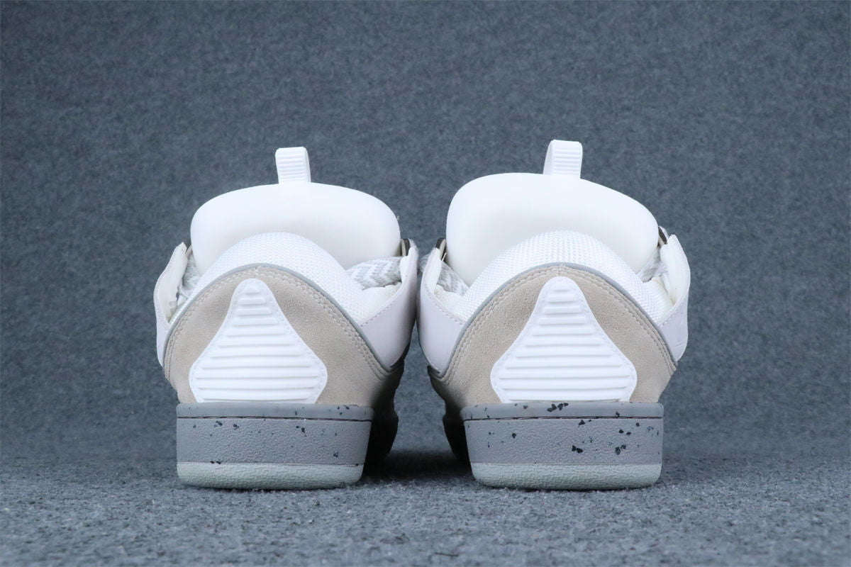 Lanvin Curb Sneakers 'Grey White'