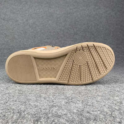 Lanvin Curb Sneakers 'Brown Rhinestone'