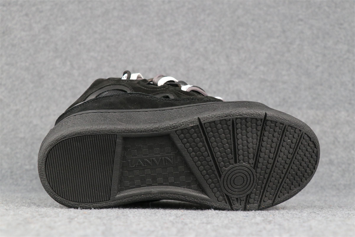 Lanvin Curb Sneakers 'Black Grey'