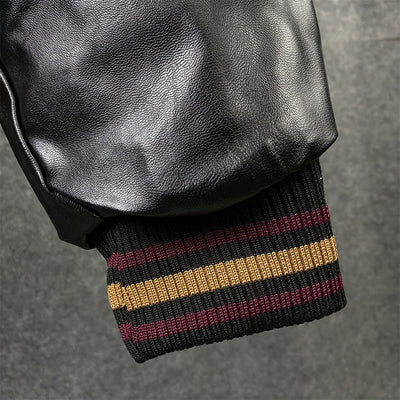 Stussy 40th Anniversary Varsity Jacket 'Black'