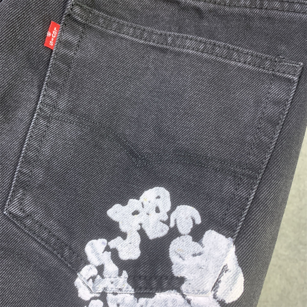 Levi's x Denim Tears The Cotton Wreath Jean 'Black'