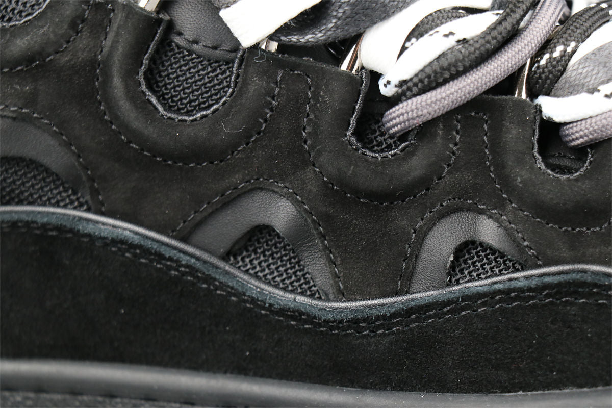 Lanvin Curb Sneakers 'Black Grey'