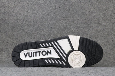 LVT Trainer Low 'Velcro Strap - Black Monogram Denim'