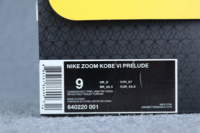 Nike Zoom Kobe 6 'Prelude'