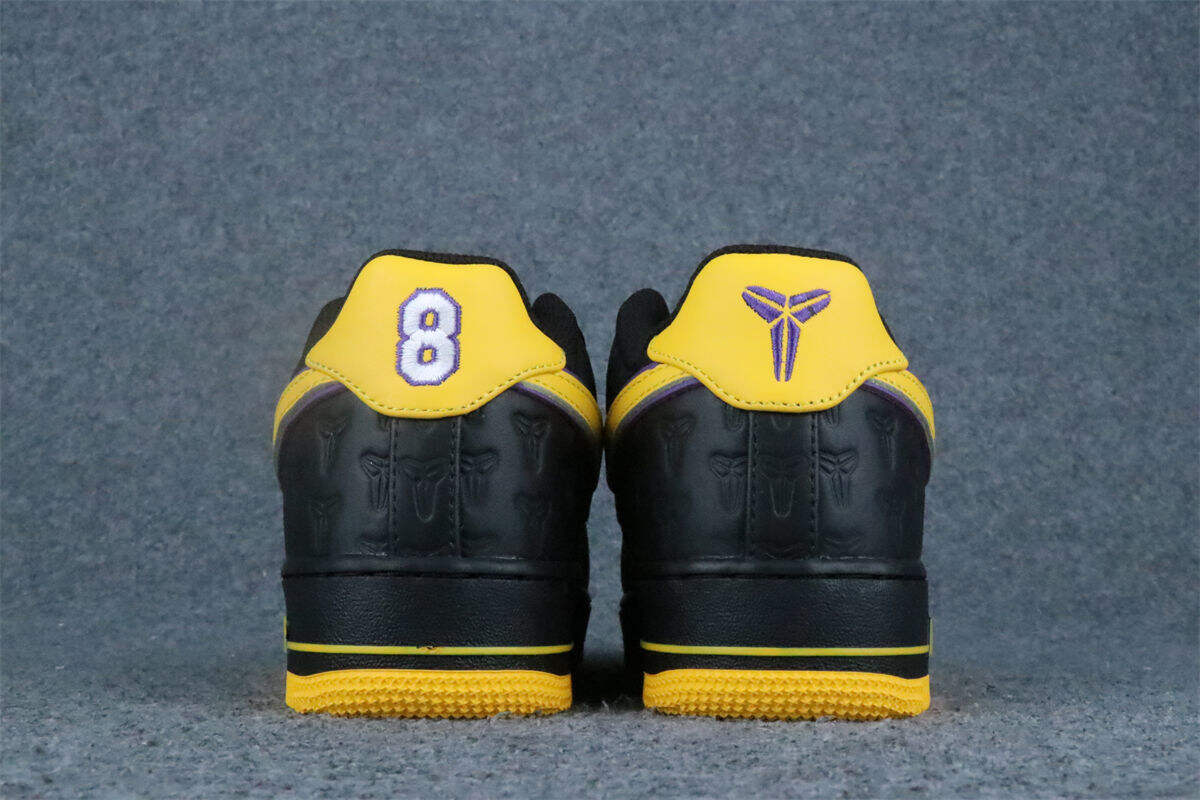 Kobe Bryant x Air Force 1 Low 'Lakers Away' Numbered