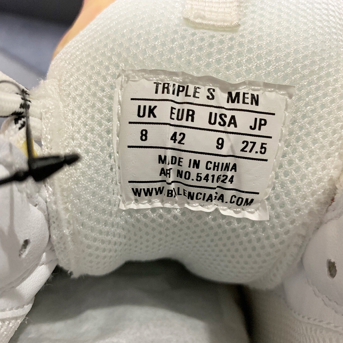 Triple S 'White Clear Sole'