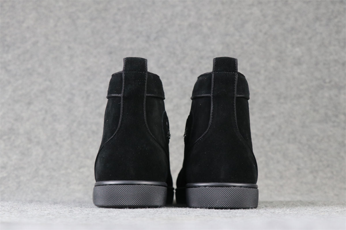 CL Lou Spikes Orlato High-Top ‘Black Suede’