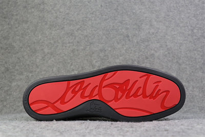 CL Louis Junior Low-Top Sneaker “Black Calfskin”