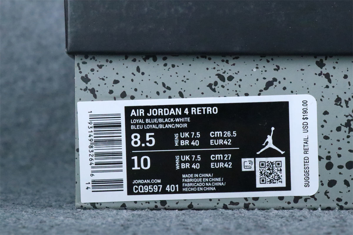 Air Jordan 4 Retro Winter 'Loyal Blue'