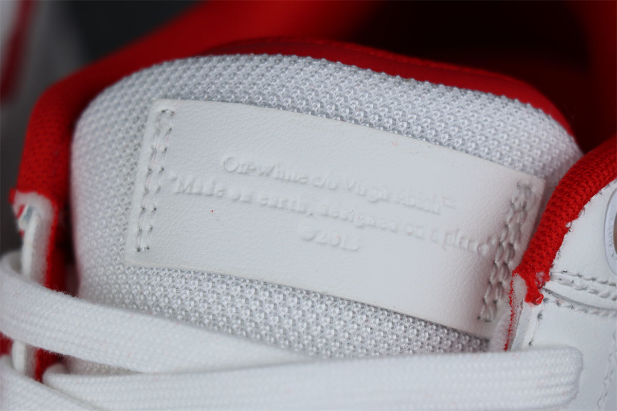 Off-White Out of Office 'White Red'
