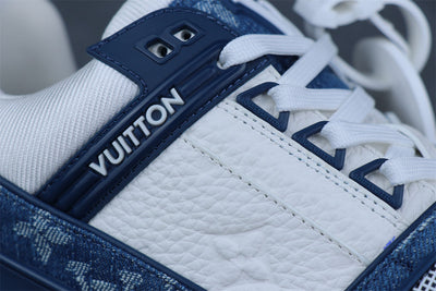 LVt Trainer Monogram Denim 'White Blue'