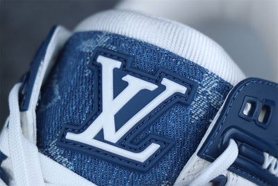 LVt Trainer Monogram Denim 'White Blue'