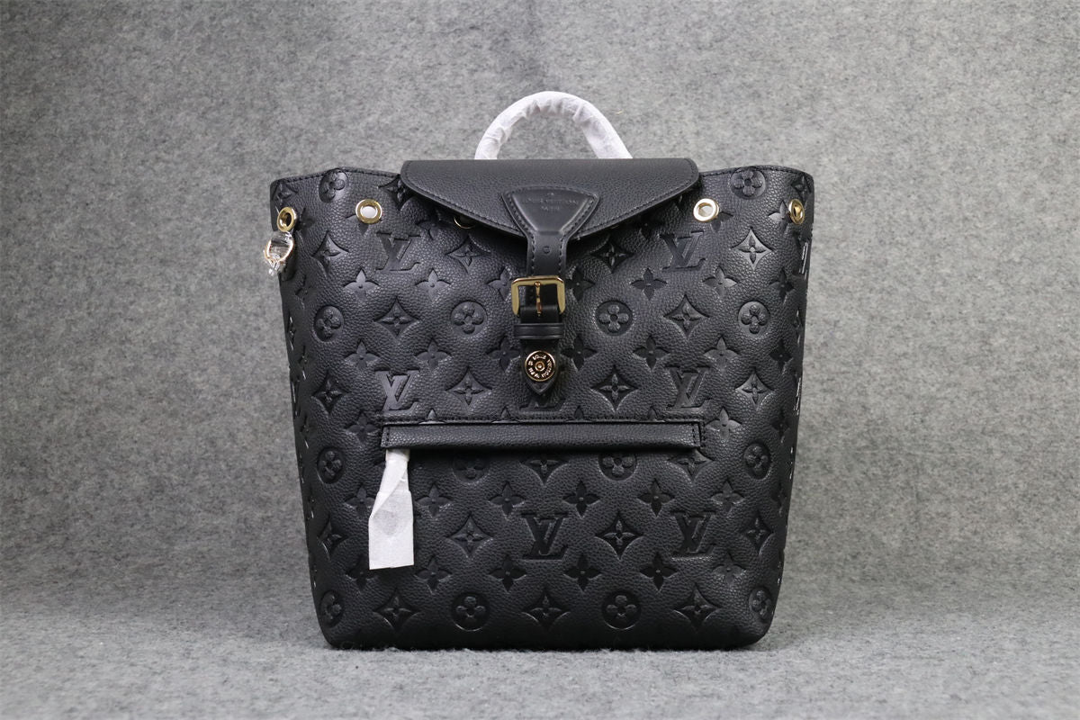 BACKPACK MONTSOURIS EMPREINTE BLACK