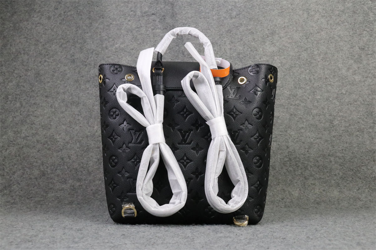 BACKPACK MONTSOURIS EMPREINTE BLACK