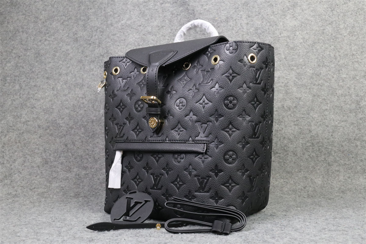 BACKPACK MONTSOURIS EMPREINTE BLACK