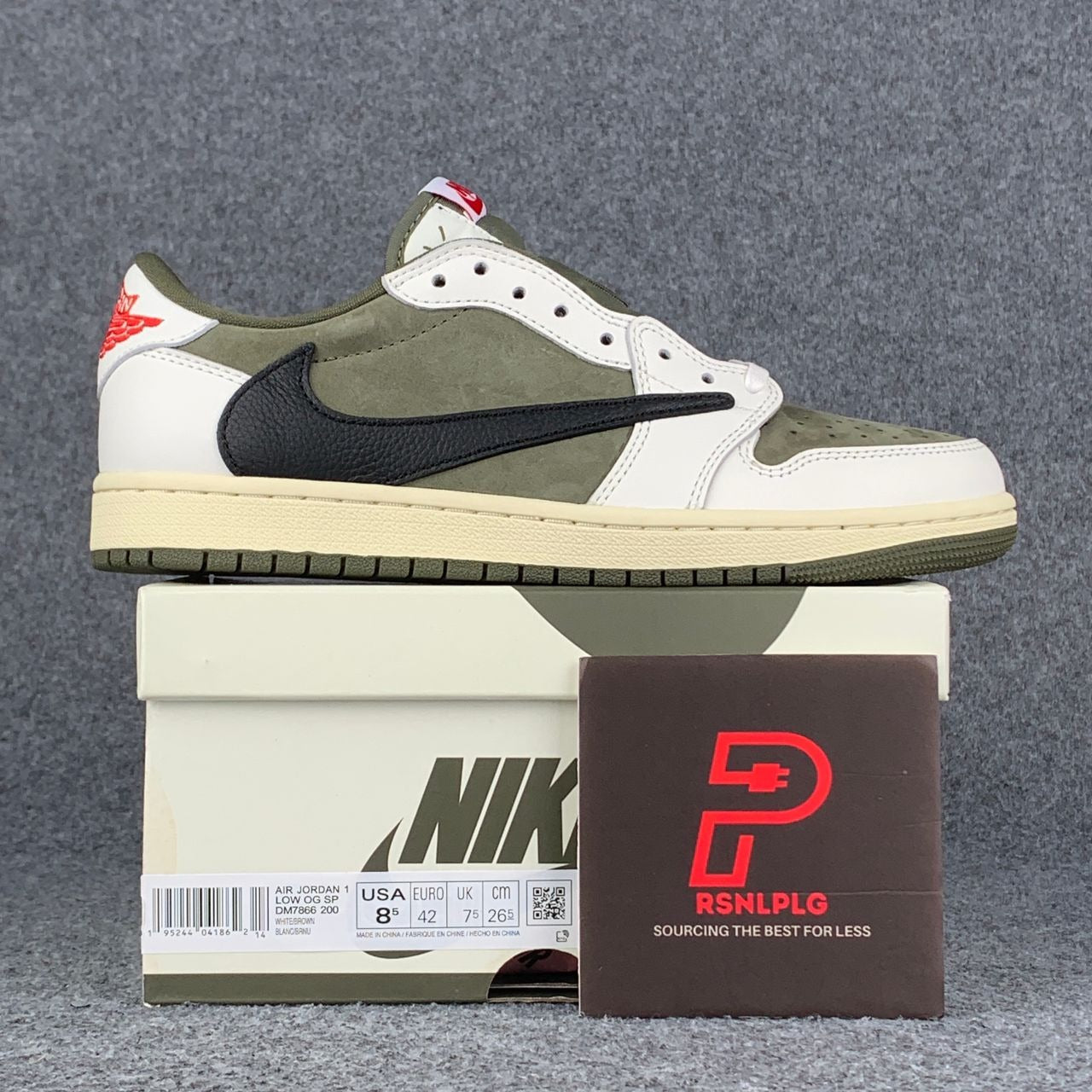 Travis Scott x Air Jordan 1 Low OG SP 'Medium Olive'