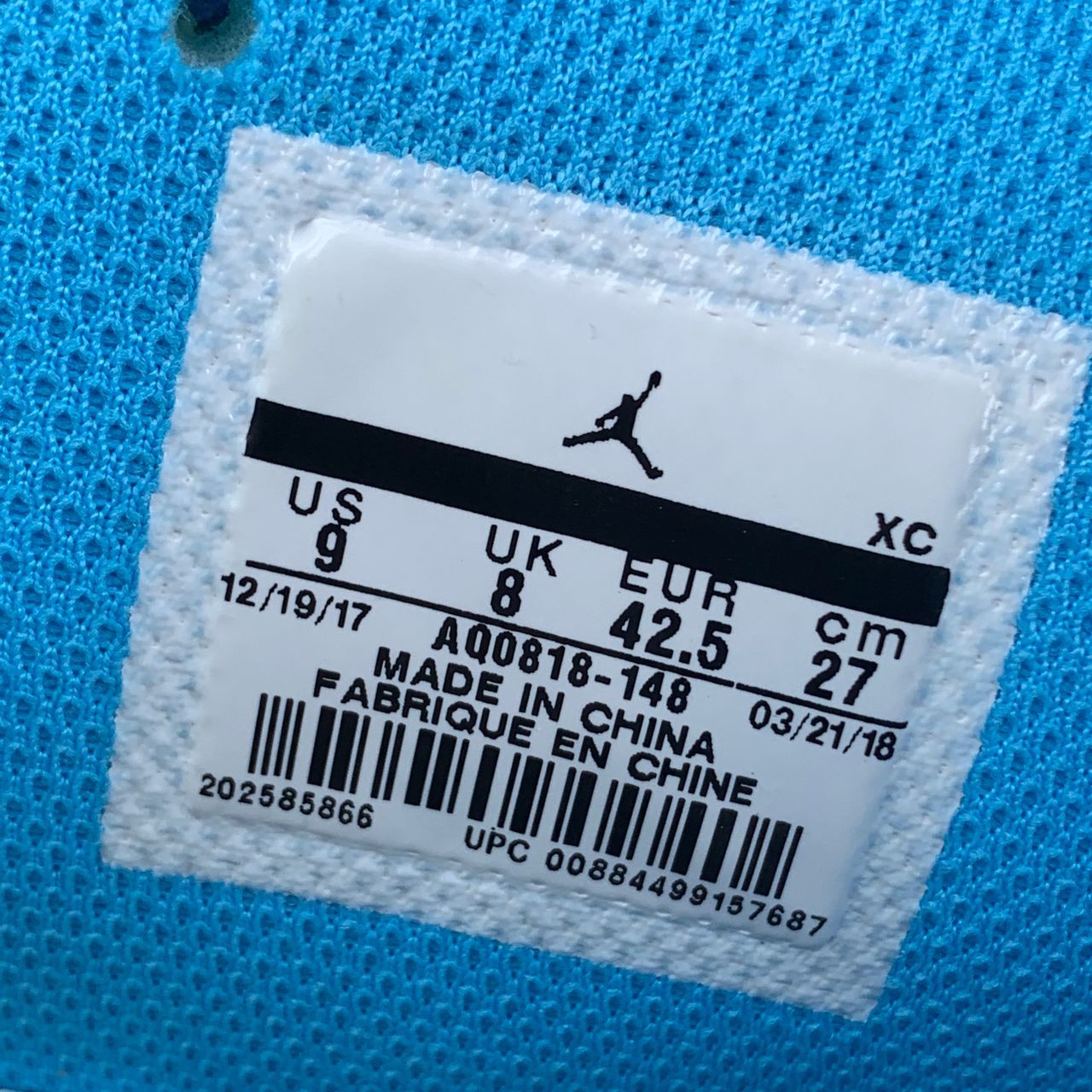 Off-White x Air Jordan 1 Retro High OG 'UNC'