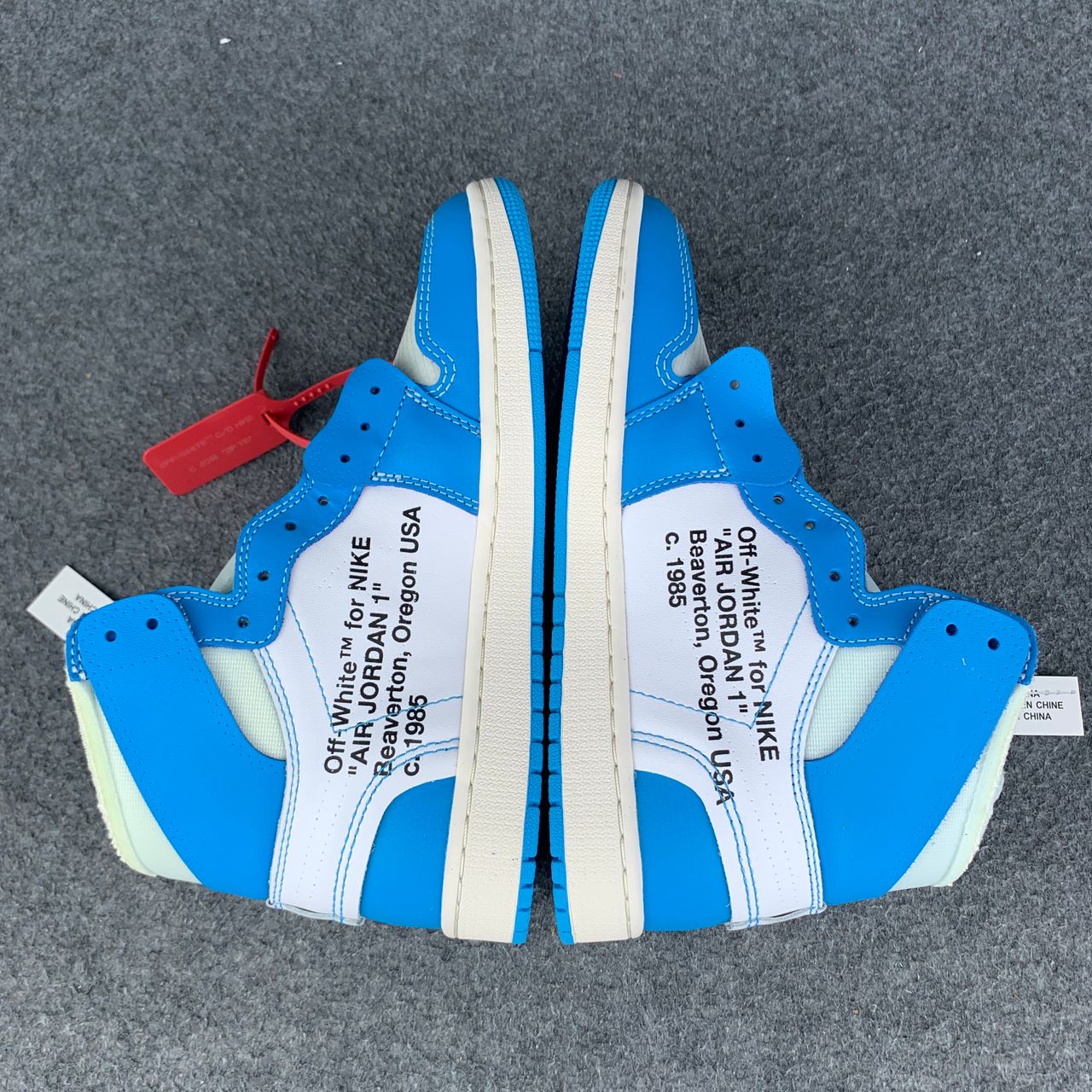 Off-White x Air Jordan 1 Retro High OG 'UNC'