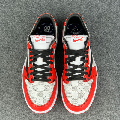 (Custom) Air Jordan 1 'Rouge Grid'