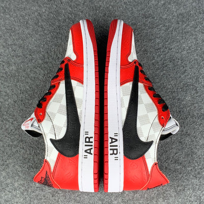 (Custom) Air Jordan 1 'Rouge Grid'