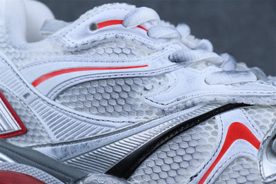 Runner Sneaker 'Silver White Red Orange'