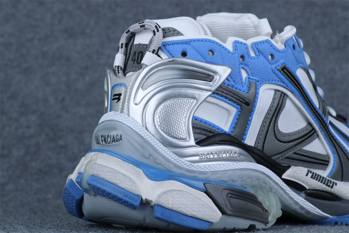 Runner Sneaker 'Worn-Out - Blue Grey'