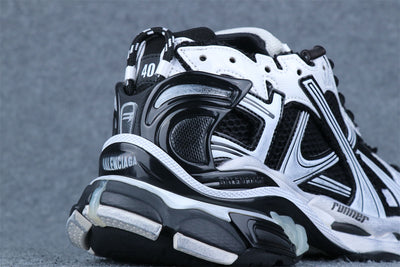 Runner Sneaker 'White Black White'