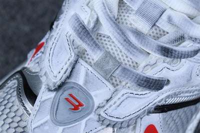 Runner Sneaker 'Silver White Red Orange'