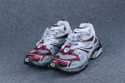 Wmns Runner Sneaker 'White Burgundy'