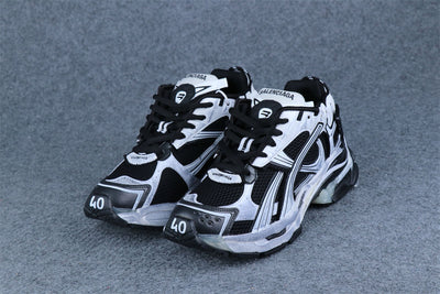 Runner Sneaker 'White Black White'