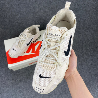 Stussy x Air Zoom Spiridon Caged 2 'Fossil'