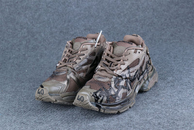 Balenciaga Runner Graffiti Sneaker – Brown