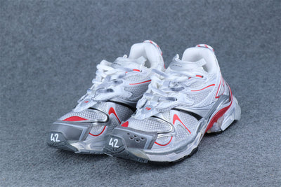 Runner Sneaker 'Silver White Red Orange'