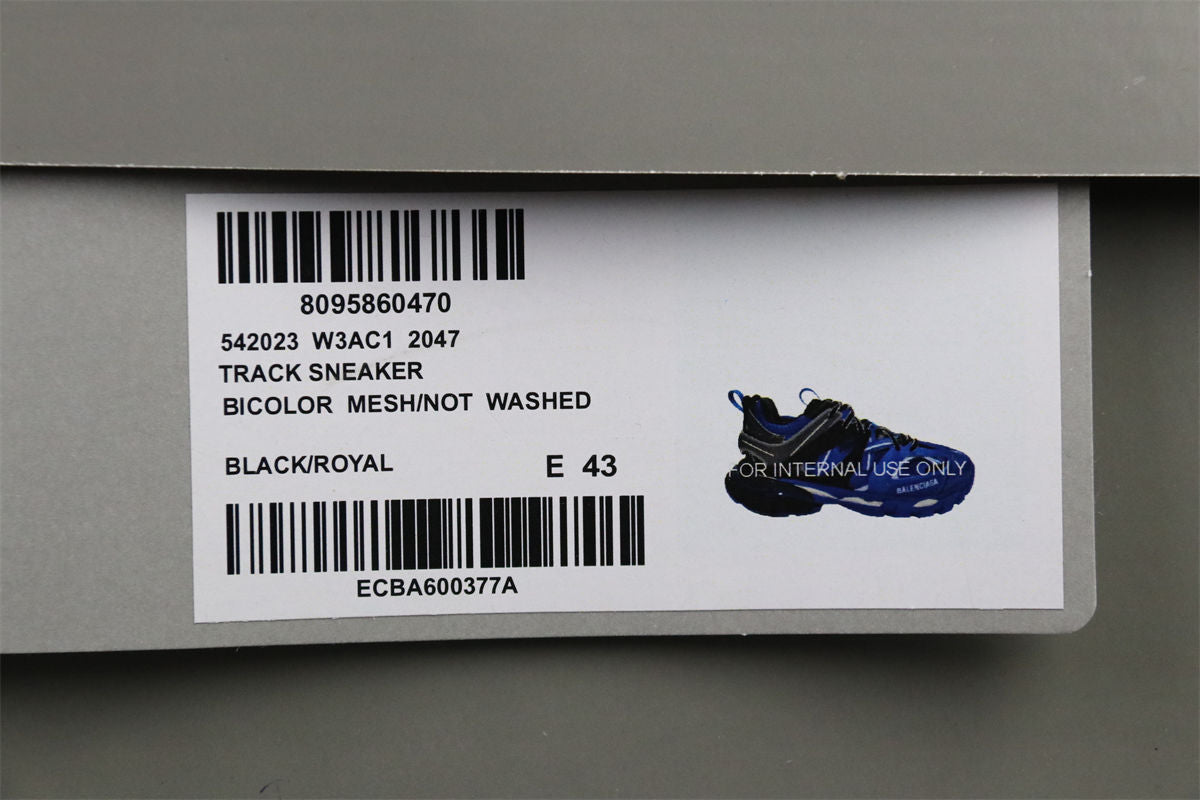 Track Sneaker 'Blue Black'