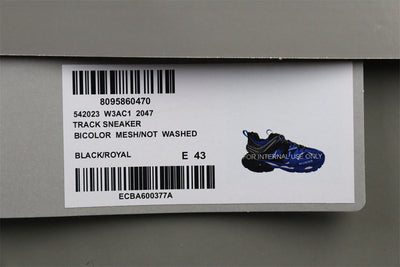 Track Sneaker 'Blue Black'