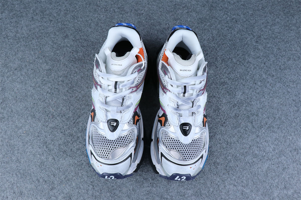 Runner Sneaker 'White Multi-Color'