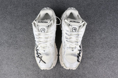 Runner Sneaker – Graffiti 'White'